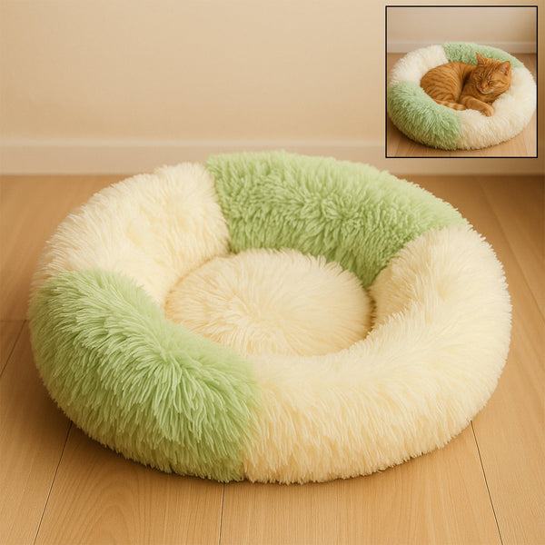 Ultra Soft Fluffy Pet Bed for Cats & Small Dogs