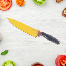 6 Pcs Professional Kitchen Knife Set with Chef Knives, Cleaver, Peeler & Scissors